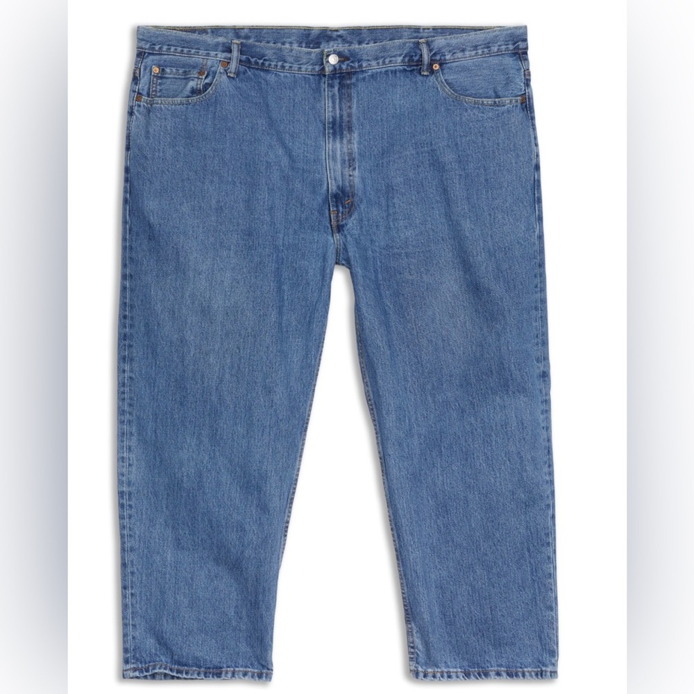 Levis 550 Men Jeans 46 X 30 Blue 100% Cotton Relaxed Fit‎ Denim NWT